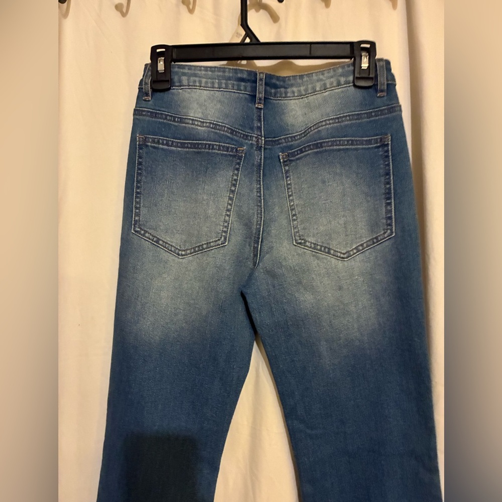 Blue B Rhinestone Fringe Jeans - Picture 11 of 13